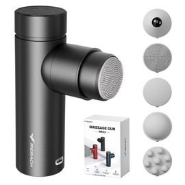 MERACH Portable Handheld Fascia Massage Machine, Body Care Mini Muscle Massager, Ideal for Thoughtful Gifts - Color: Black