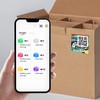 Color-Coded Cartoon QR Code Labels for Storage & Organization -