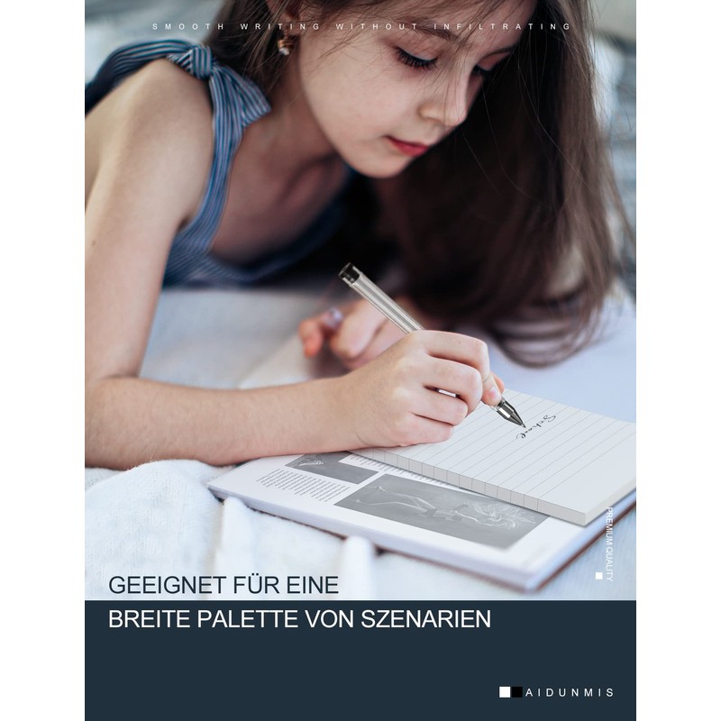 Notepad A6 Lined Tear-Off Pack of 4 Notepads A6 Blank