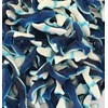 LaetaFood Blue Gummy Sharks Candy - Raspberry Marshmallow Flavored Candy,
