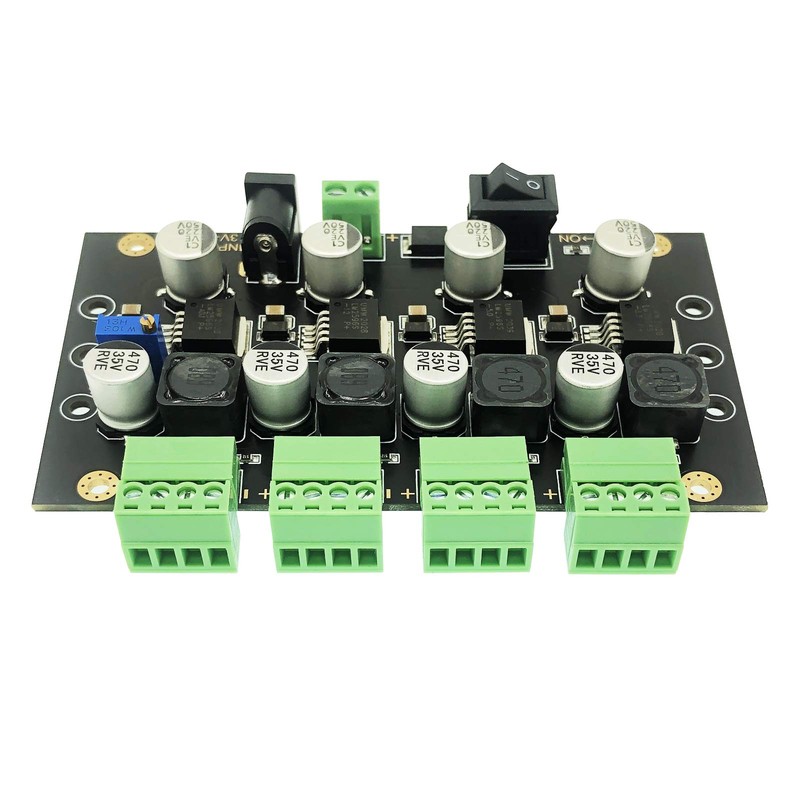 4 Channels LM2596 DC to DC Buck Converter Input 13-35V
