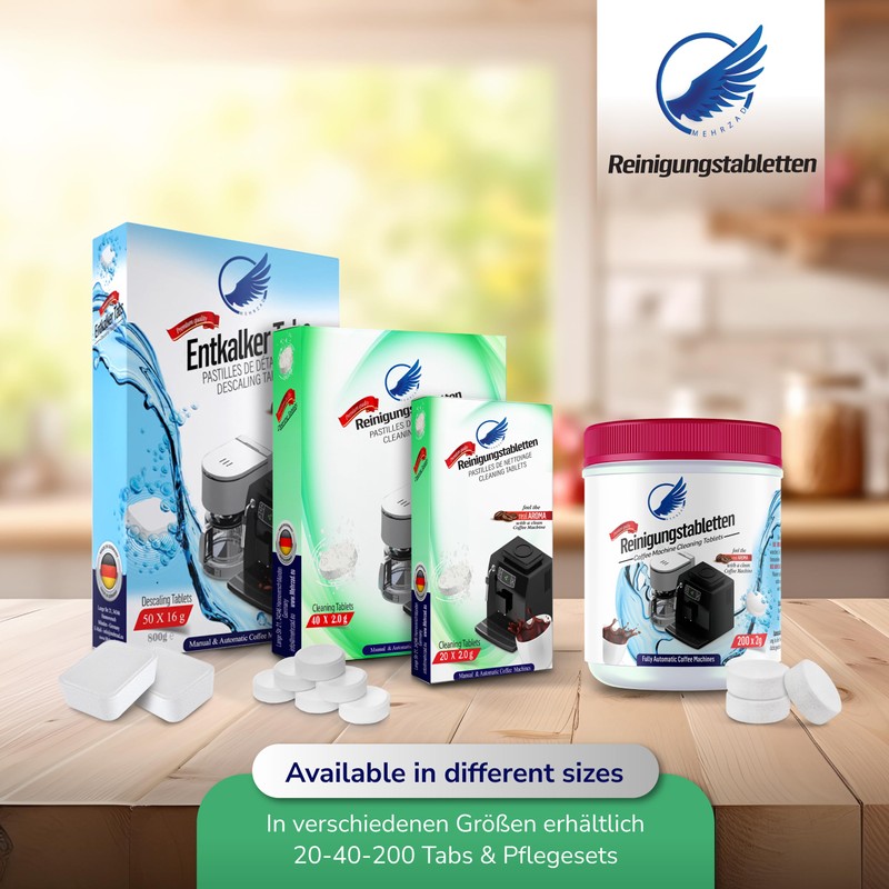 Cleaning Tablets for Fully Automatic Coffee Machines - Compatible and