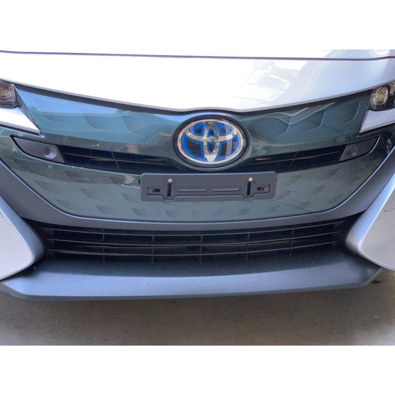 Front License Plate Tag Holder Mounting Adapter Bumper Kit Bracket