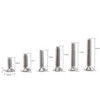 Tornillos de cabeza hexagonal M3 304 acero inoxidable 300 piezas