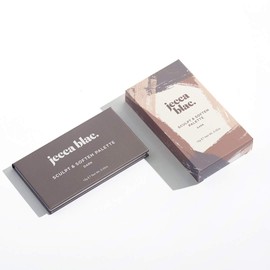 Jecca Blac Sculpt and Soft Contour Palette, Creamy Formula with Natural Finish, Medium Coverage, Gender Neutral and LGBTIQA+ Inclusive Make Up, Dark, 12 g