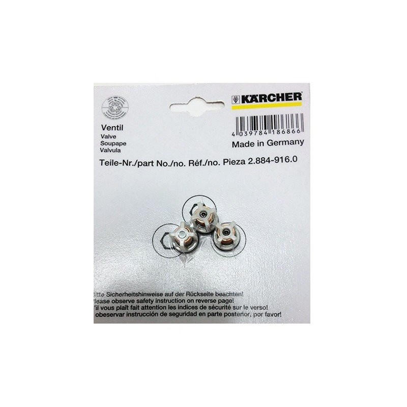 Karcher 2.884-916.0 Karcher Pressure Check Valve - Set Of 3