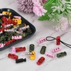 sourcing map 30Pcs Plastic Cord Lock Draw String Single Hole