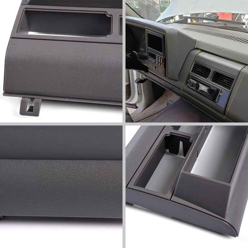 ALLGOOD Car Stereo Radio Install Dash Cover Cap w/o Wire