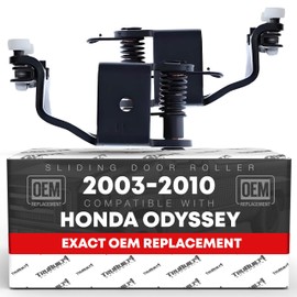 Sliding Door Roller Assembly Set, Upgraded Metal, Driver and Passenger Side - Compatible with 2005-2010 Honda Odyssey - Metal - OEM 72521-SHJ-A21, 72561-SHJ-A21
