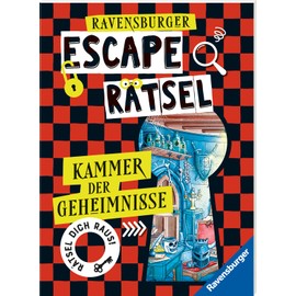 Ravensburger Escape Rätsel: Kammer der Geheimnisse - Rätselbuch ab 8 Jahre - Für Escape Room-Fans