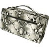 Berkut Double Zipper, Second Bag, Clutch Bag, Handbag, Formal, python