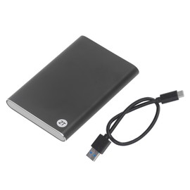 2.5in HDD External Case Type C USB3.1 Up to 10Gbps Ultra Slim Portable External Hard Drive Mobile Hard Drive for PC Laptop Black 2TB