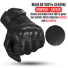 aaasportx Motorcycle Gloves Men's Leather Touchscreen Function - Protectors Motorcycle