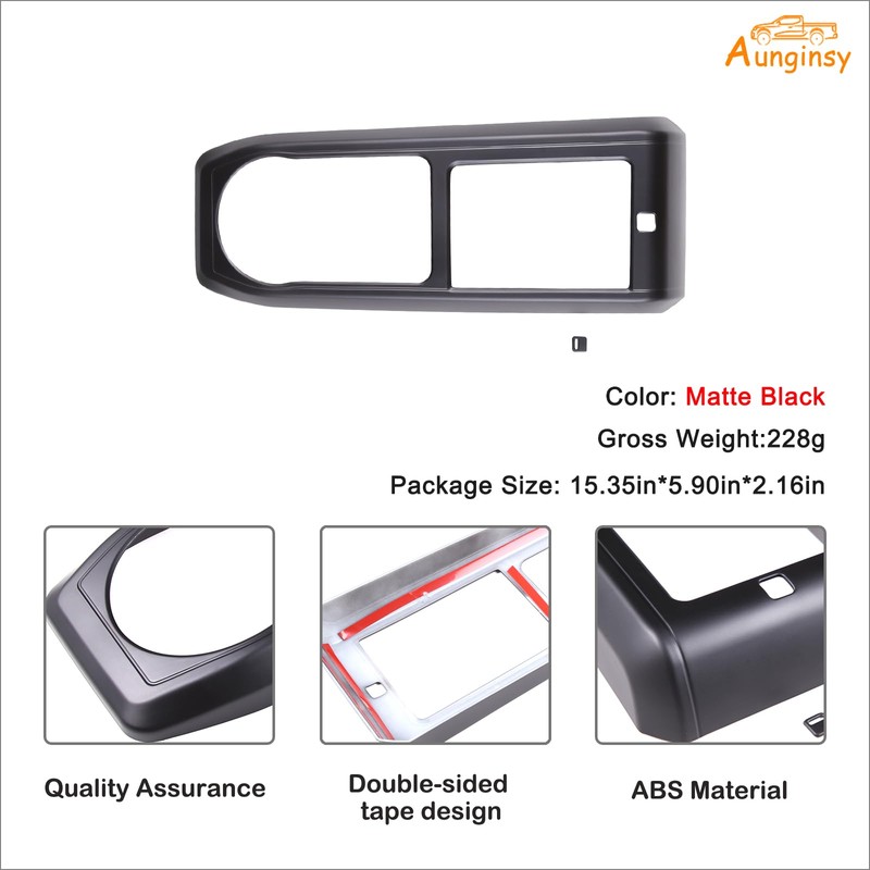 Aunginsy Car Central Control Gear Shift Panel Cover Cup Holder