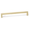 Gedotec The U long bar handle, furniture handle, brushed brass,