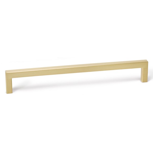 Gedotec The U long bar handle, furniture handle, brushed brass,