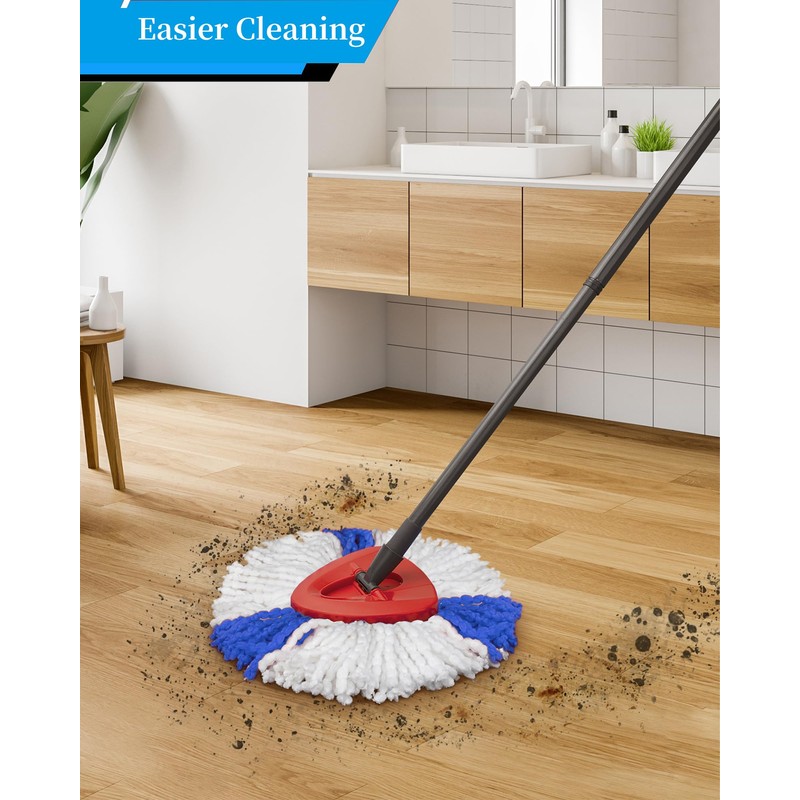 XIANGBIN 3 Pack Mop Replacement Heads Compatible with Vileda 2-in-1