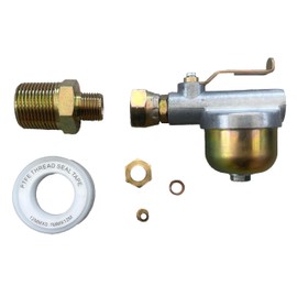 Teddington Kerosene Heating Oil Tank Filter with Isolation Valve - Oil Filter, Heating Oil Filter, Heating Oil Tank Filter for Efficient Fuel Filtration
