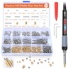 Preciva M3 Threaded Inserts Set, 360Pcs Heat Set Bolts Nuts