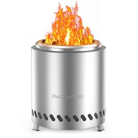 Tabel Top Fire Pit Mini, Portable Firepit Outdoor, 8.7 Inch Tabletop Firepit Stainless Steel