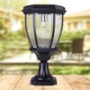 Large Outdoor Solar Powered LED Light Lamp SL-8405 (2-Pack)