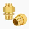 CSST Male NPT Fitting Kit Brass Natural Gas Quick Connect