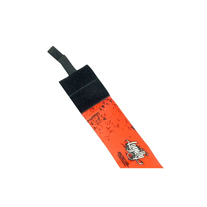 Social Paintball Team Armband, Loyalty Red w/Hook and Loop Fastener