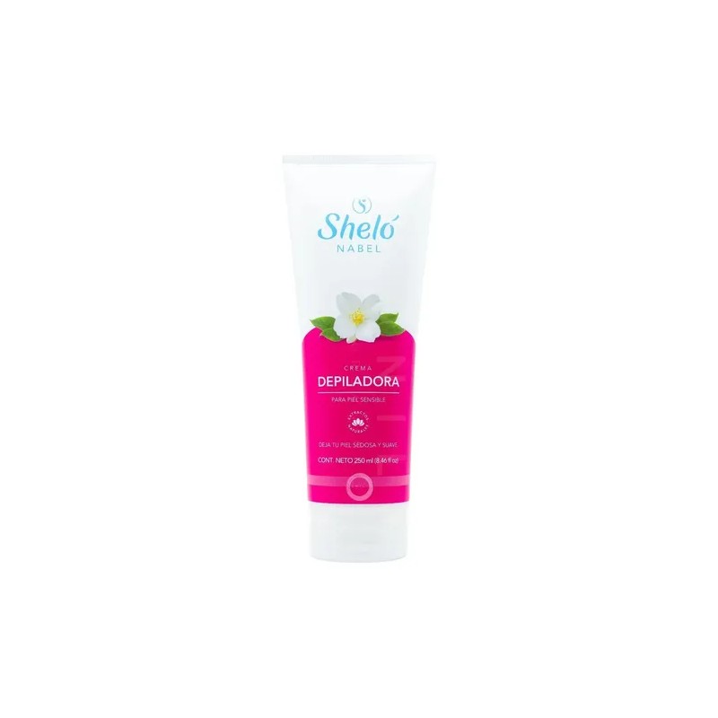 Crema Depiladora Piel Sensible Sheló Navel250 Ml 2 Piezas
