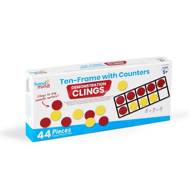 Learning Resources 92856 Teaching Math Teaching Materials Ten Frame Counter