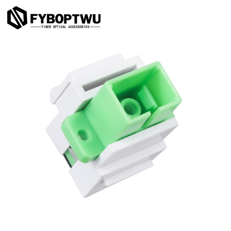 fyboptwu - 5pcs Fiber Optic Coupler SC Keystone Jack Coupler