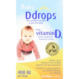Ddrops Vit D Baby 400 Iu 90 Drop .08 Fz