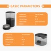 Automatic Cat Feeder and Water Fountain Gravity Feeder 3L Dry
