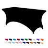 Peomeise 2PCS 6FT Spandex Table Cover Rectangular Stretch Spandex Tablecloth