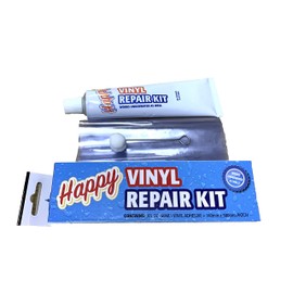Happy Hot Tubs WET or DRY Swimming Pool Liner Vinyl Repair Kit Inflatable Tub Patch Paddling, Clear