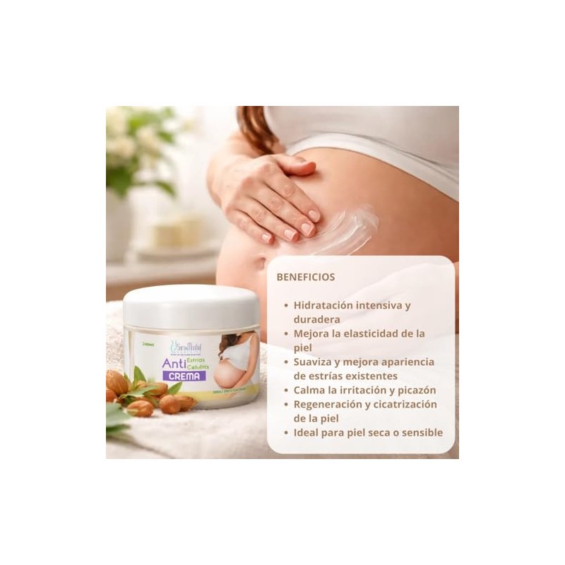SARA&MONTIEL MATERNITY Crema anti estrías y celulitis 701-I Almendras -
