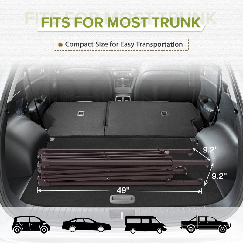 COOS BAY 11x11 Replacement Pop up Gazebo Tent Steel Frame