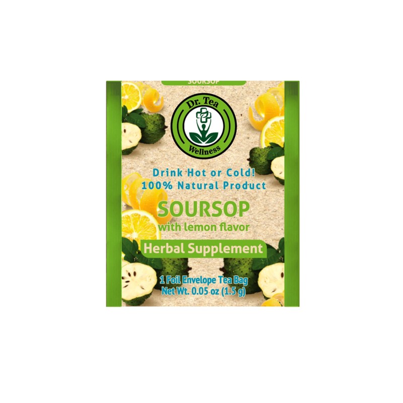 Dr. Tea Wellness Soursop Herbal Tea with Lemon Flavor -