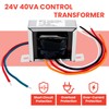 24V 40VA Control Transformer, Primary 120, 208, 240V Secondary 24V,