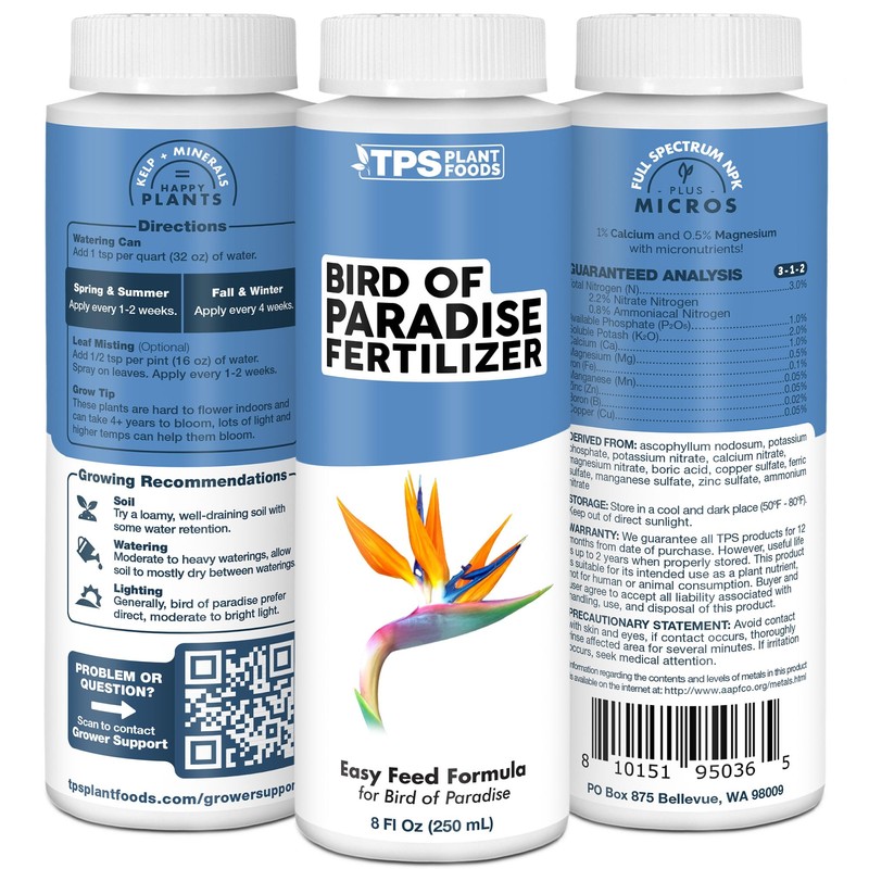 TPS NUTRIENTS Bird of Paradise Fertilizer for All Strelitzia Plants,