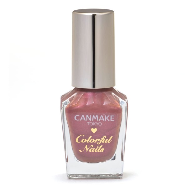 Canmake Colorful N50 N50 Vintage Blossom, Quick Drying, Glossy, Polarized Pearl, Self Nails, 0.3 fl oz (8 ml)