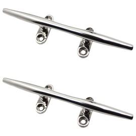 shymie Sus316 Boat Mooring Cleat Anchor Ship Yacht Hook Jet Ski Rope Dock Hardware Stainless Steel Set of 2