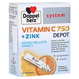 Doppelherz Vitamin C 750 Depot System Pellets Pack of 20
