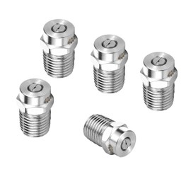 M MINGLE Universal Replacement Nozzle for Pressure Washer Undercarriage Cleaner, 40 Degree surface cleaner tips, Orifice 1.5, 1/4” Male NPT, 4000 PSI, 5 Pcs