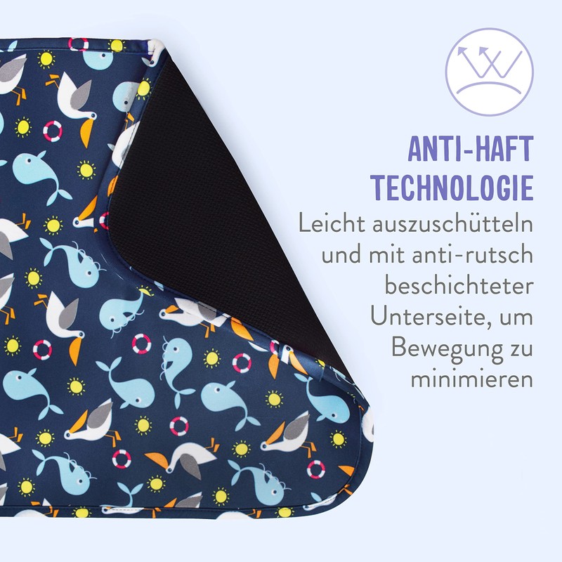 Bambino Mio, Reise-Wickelunterlage, wasserfest und tragbar
