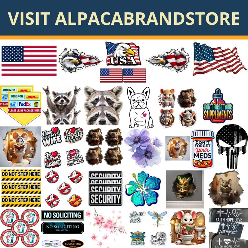 Generic Skull American Flag Vinyl Decal Stickers Car Truck Sniper