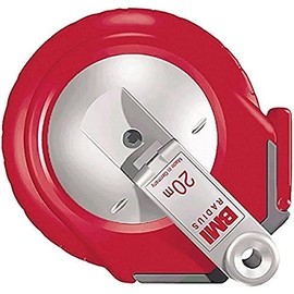 BMI 520221020A Capsule Tape Measure 20 m x 13 mm Fibreglass Reinforced Yellow/Red/Grey