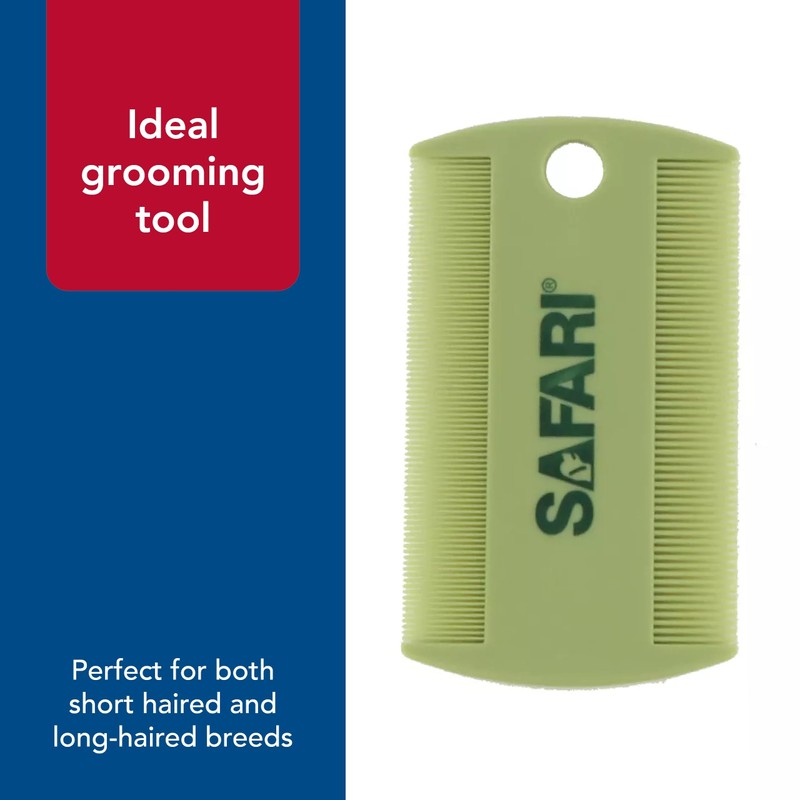 Coastal Pet Safari Double-Sided Grooming Comb - One Size Short