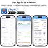 Vibeat Bluetooth Pulse Oximeter with Audio Reminder in Free App