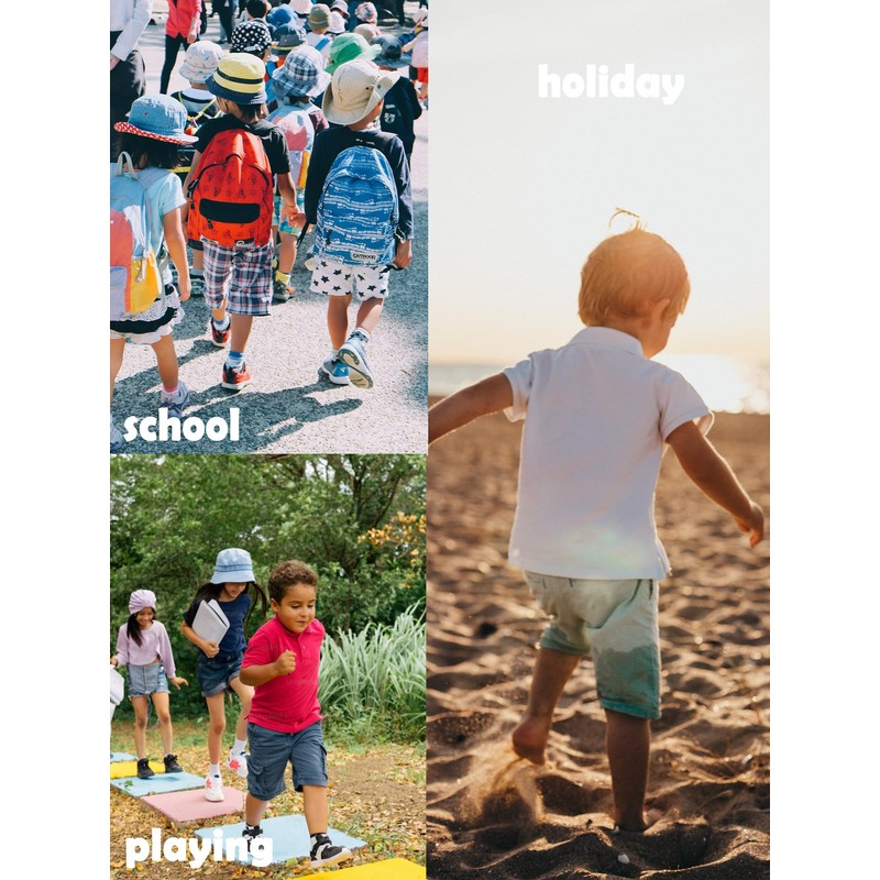 NATUST Boys' 3 Pack Summer Shorts, Set04