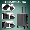 UrbanExporer 20 Inch Carry On Luggage Aluminum Frame Airline Approved,